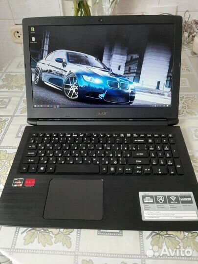 Мощный игровой Acer Ryzen 3/video 2gb/SSD 128gb