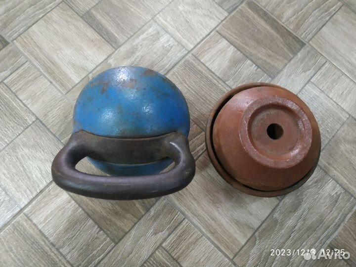 Гиря 1х8-12-16кг (разборная)