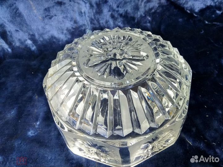 Ваза салатница фруктовница хрусталь СССР