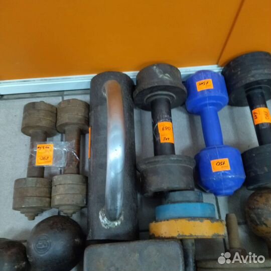Гантели-Гири В ассортименте 1.5-32кг