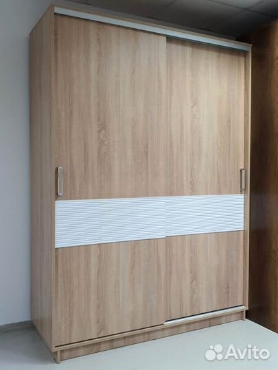 Шкаф-купе Симпл с декором двухдверный