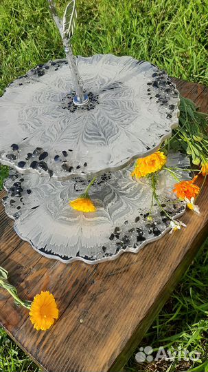 Фруктовница/этажерка из эпоксидной смолы