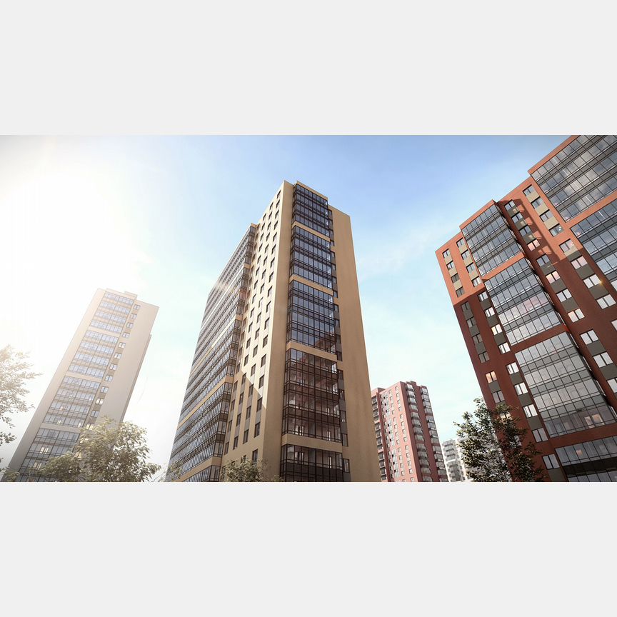 2-к. квартира, 48,5 м², 2/21 эт.