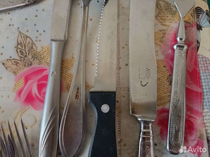 Ложки вилки нержавейка СССР новые