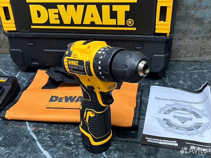 Бесщеточный шуруповерт+импакт Dewalt 2в1