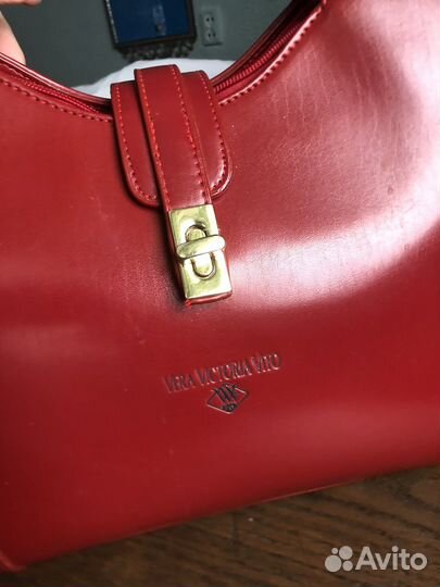 Сумка красная Vera Victoria Vito, эко кожа