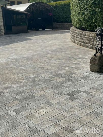 Тротуарная плитка, брусчатка в наличии