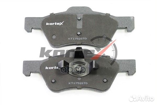 Колодки тормозные дисковые перед KT1752STD kortex