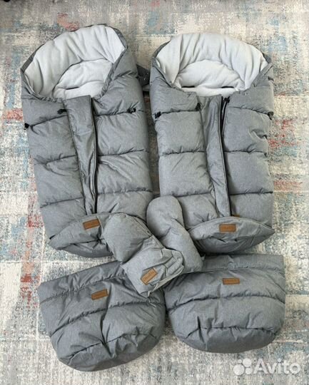 Зимний конверт в коляску mansita