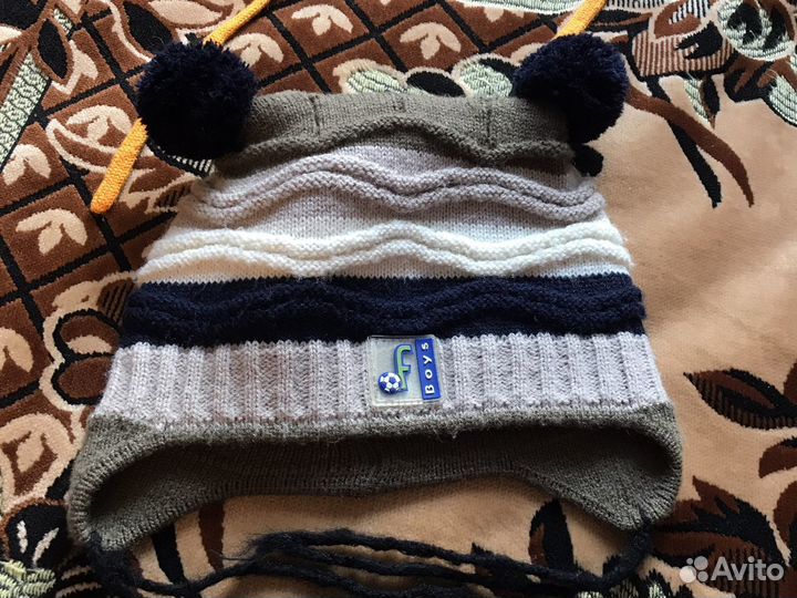 Шапка для мальчика 50 52