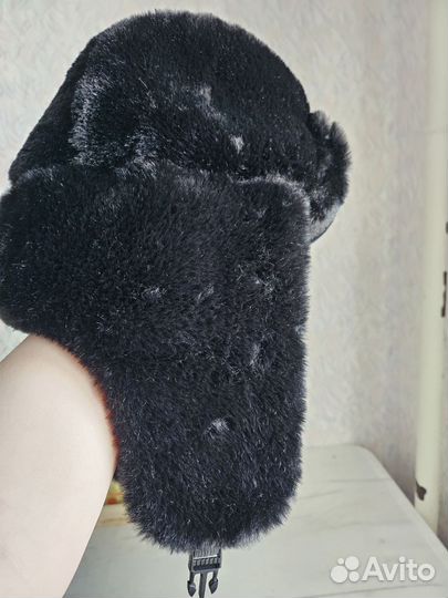 Шапка ушанка мужская