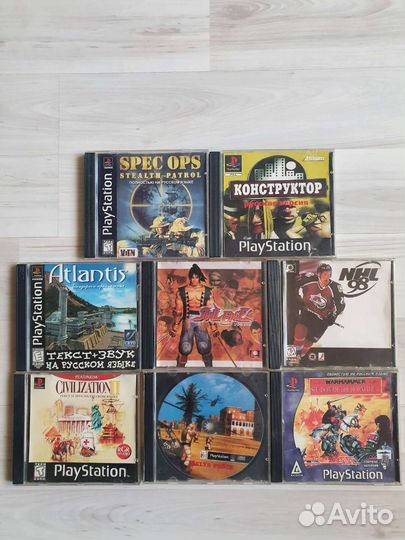 Диски для Playstation ps игры ps1