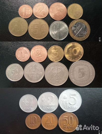 Наборы монет