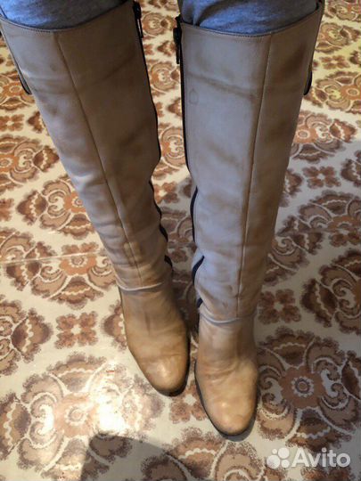 Сапоги натуральная кожа