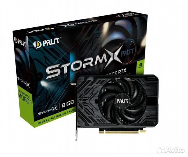 Видеокарта Palit GeForce RTX 4060 Ti StormX, 8 гб