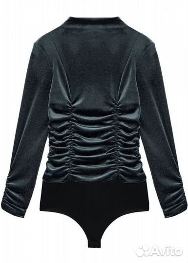 Бархатное боди zara