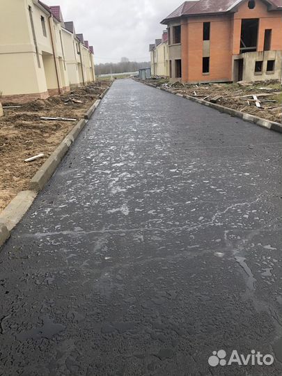 Асфальтирование Асфальтовой крошка, гарантя 2 года