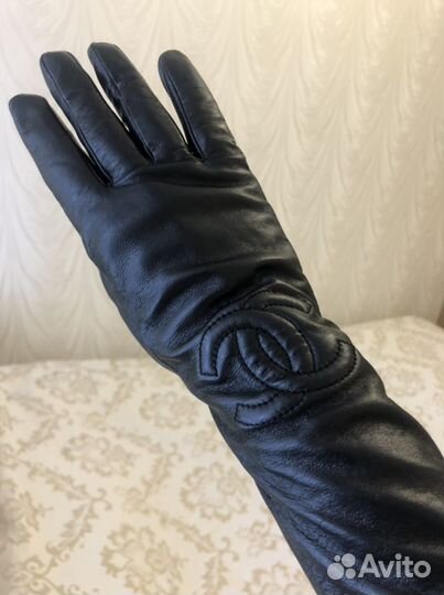 Перчатки женские кожаные новые