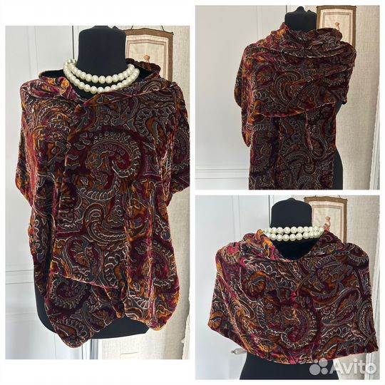 Шляпка- панама. Шарфы. Чалма. Бархат. Германия