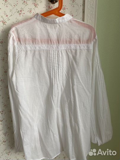 Блузка белая gulliver 158