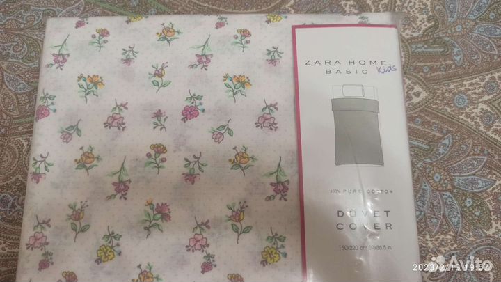 Постельное бельё Zara home Наволочка hm лён