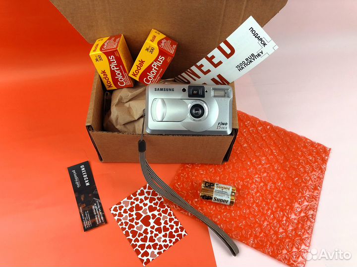 Подарок пленочный фотоаппарат Samsung fino 15 dlx