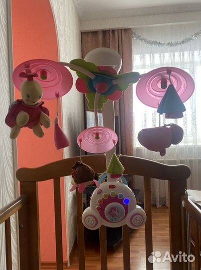 Детская Мобиль-карусель на кроватку tiny love