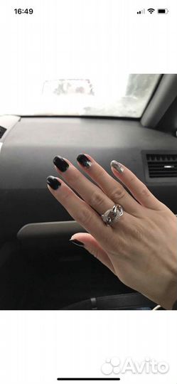 Серебряное кольцо 925 sunlight