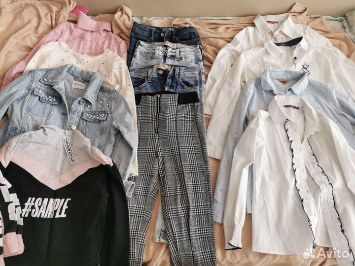 Пакет школьной формы на девочку рост 140