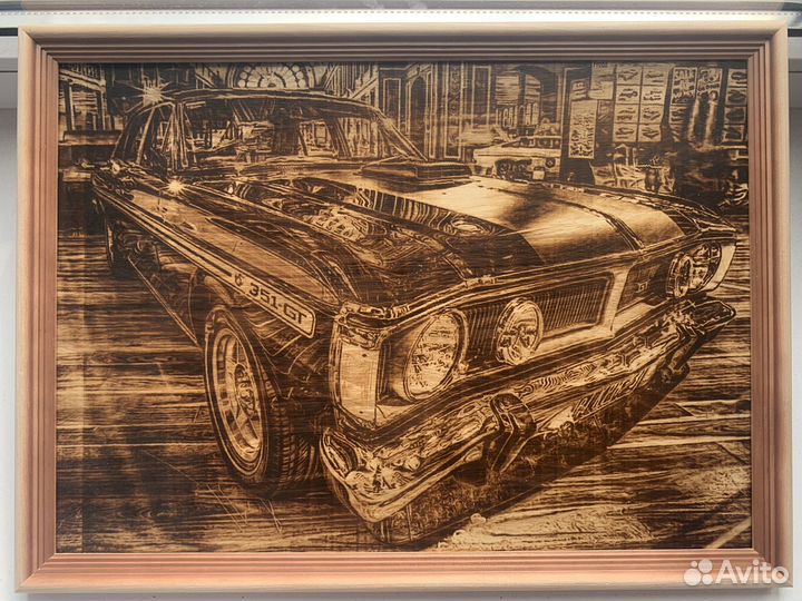 Выжигание портретов, картин