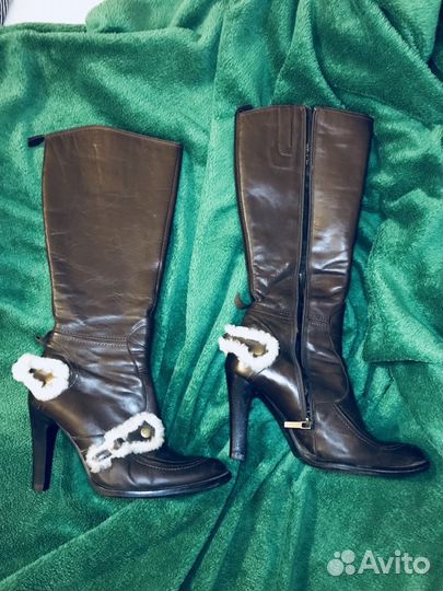 Б/У Сапоги осень/зима женские размер 38