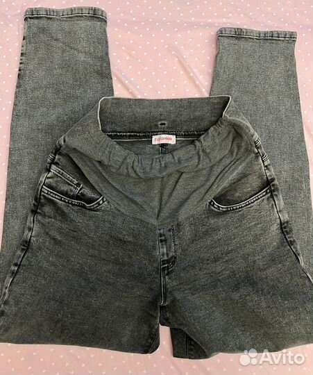 Брюки джинс momfit (цв. антрацит, Р. L)