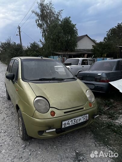 Daewoo matiz 0.8мт 2006год в разборе