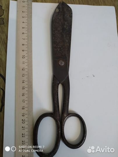 Ножницы фабрика Тумботина, большие ножницы СССР
