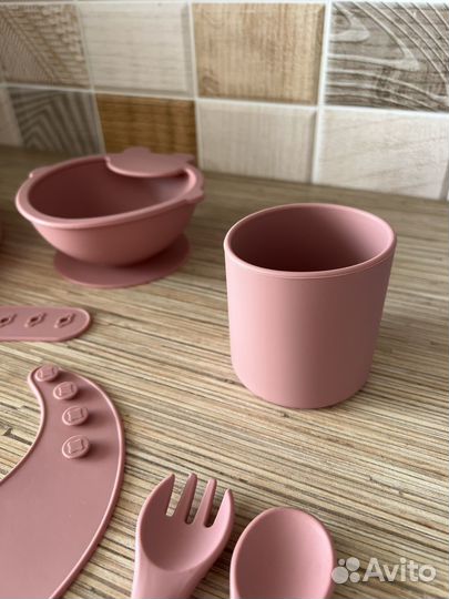 Детская посуда для кормления силиконовая