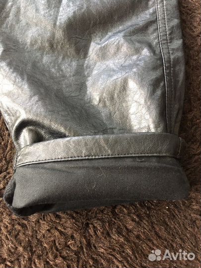 Брюки экокожа