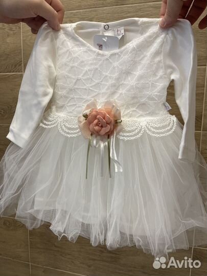 Детское нарядное платье 80 размер