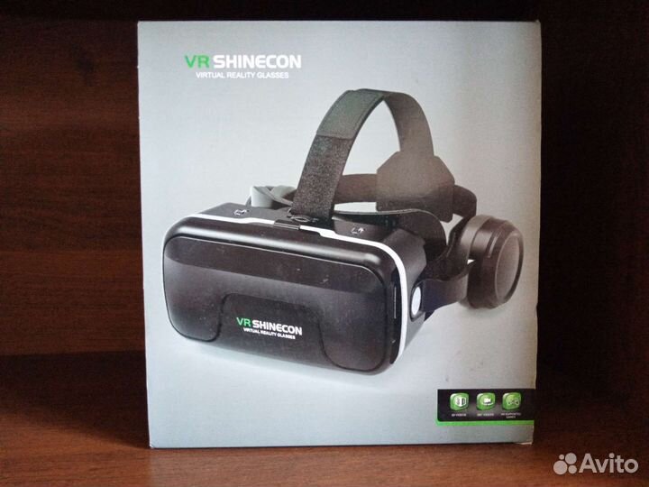 Очки виртуальной реальности (VR) с пультом (торг)