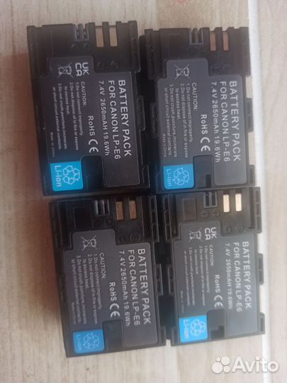 Аккумуляторы для Canon (LP-E6) фирмы Batmax