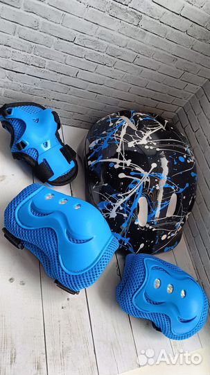 Комплект защиты для роликов с рюкзаком новый