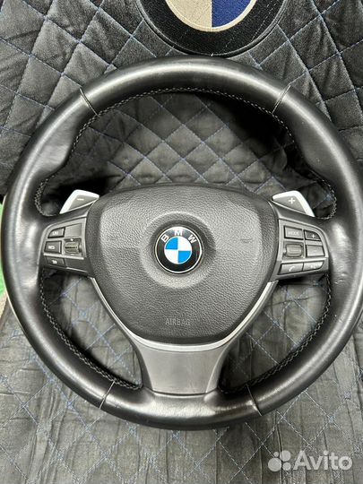 Спорт руль с лепестками на BMW f10