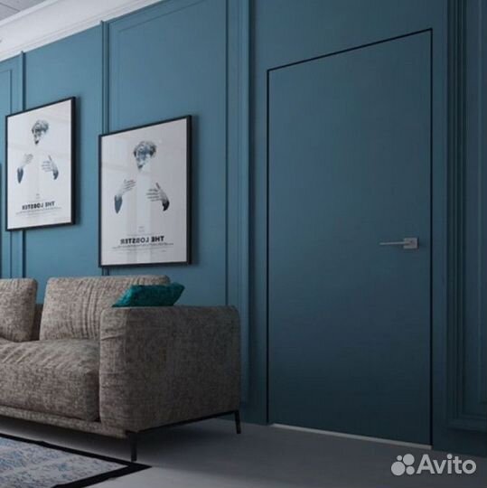 Скрытые межкомнатные двери под отделку