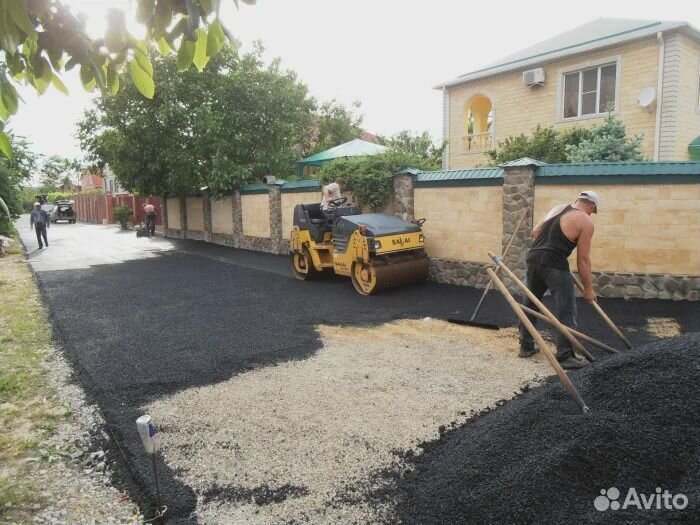 Асфальтирование, благоустройство, брусчатка
