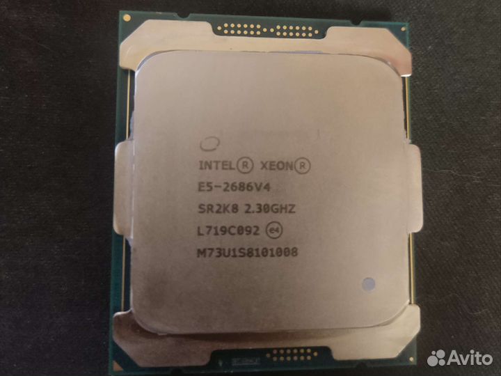 Xeon e5 2686 v4 18/36 ядер/потоков