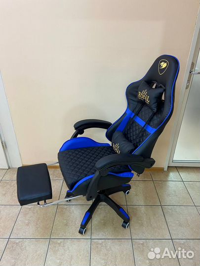 Компьютерное игровое кресло с подставкой Royal