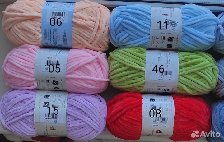 Плюшевая пряжа Wolans