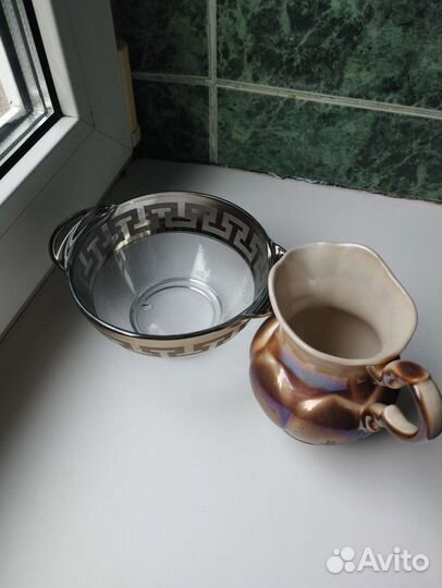 Молочник и салатница