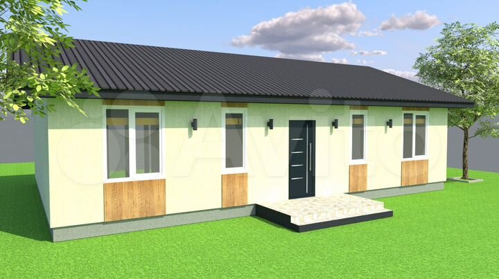 Дом 92 м² на участке 8,4 сот.