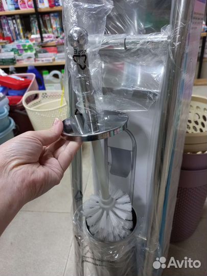 Стойка напольная с держателем туалетной бумаги