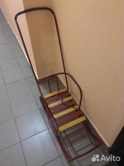 Детские зимние санки